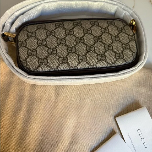 NEW Gucci Mini Ophidia GG Shoulder Bag - Picture 10 of 13